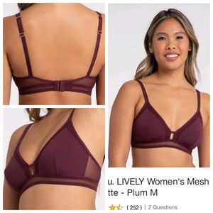 All.You Lively Bralette - Plum M